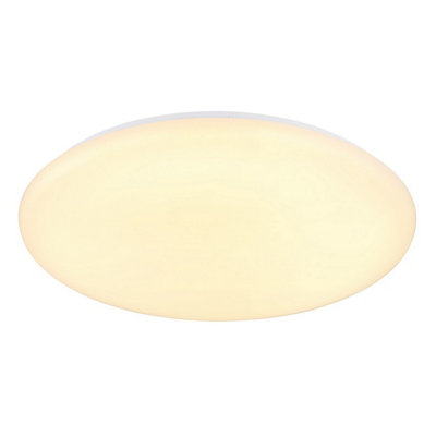 Luminosa Lighting Luminosa Eclypse Flush Ceiling Light White Led 3000K from B&Q