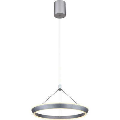 Luminosa Lighting Luminosa Ferra Pendant Ceiling Light Grey Matt Led 3000K from B&Q
