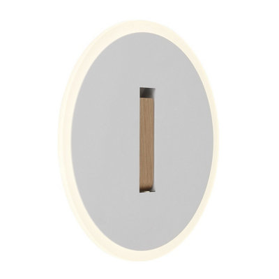 Luminosa Lighting Luminosa Avery Integrated Led Wall Lamp White Matt Led 4000K from B&Q