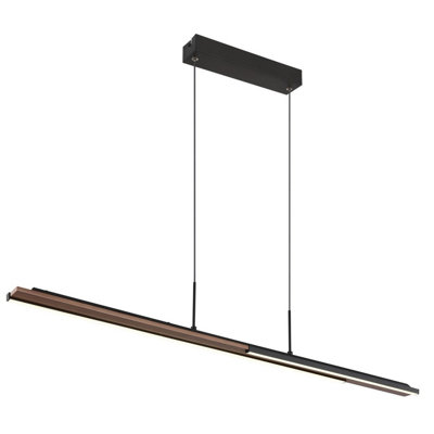 Luminosa Lighting Luminosa Quito Pendant Ceiling Light Matt Black Led 4000K from B&Q