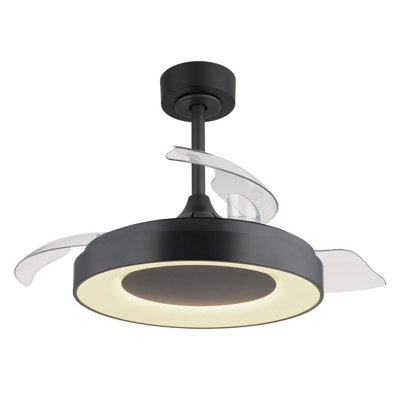 Luminosa Lighting Luminosa Elina 3 Blade Ceiling Fan Grey Matt 1X Rgb Led Dimmable 2700-6500K Timer from B&Q