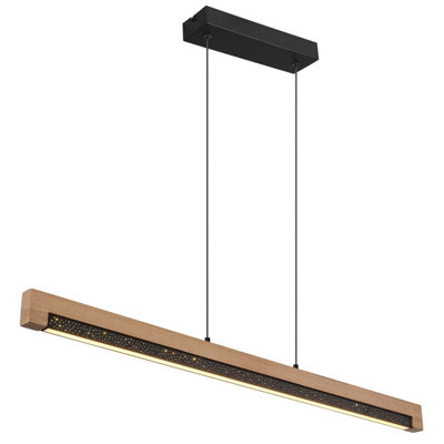 Luminosa Lighting Luminosa Starla Pendant Ceiling Light Matt Black Led 3000K from B&Q