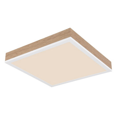 Luminosa Lighting Luminosa Doro 30Cm Flush Ceiling Light White Matt Led 3000K from B&Q