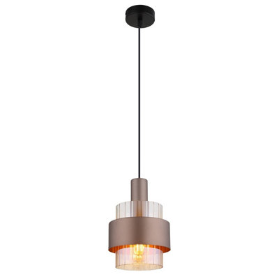 Globo Milley Hanging Light, Ø 19 Cm, Bronze-Coloured, Metal - Image 4