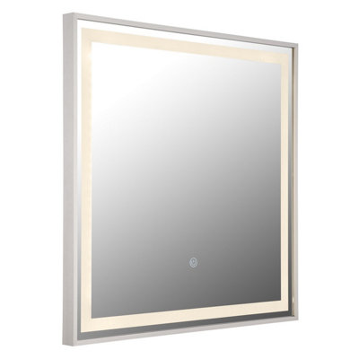 Luminosa Lighting Luminosa Rivas 50X50Cm Illuminated Bathroom Mirror Led Dimmable 2700-6500K Touch Dimmer from B&Q