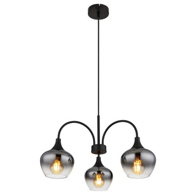Globo Lighting Maxy Pendant Light Black - Image 3