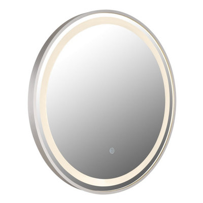 Luminosa Lighting Luminosa Rivas 50Cm Illuminated Bathroom Mirror Led Dimmable 2700-6500K Touch Dimmer from B&Q