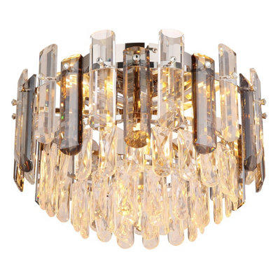 Luminosa Lighting Luminosa Orgina Ceiling Light Chrome 5X E14 from B&Q