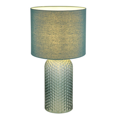 Globo Sofia Table Lamp, Light Green, Height 50 Cm, Fabric/Glass - Image 2