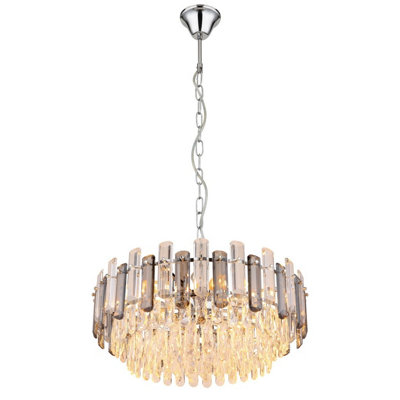 Luminosa Lighting Luminosa Orgina Pendant Ceiling Light Chrome 12X E14 from B&Q