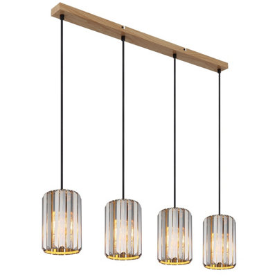 Globo Lighting Pendant Light Wood - Image 3