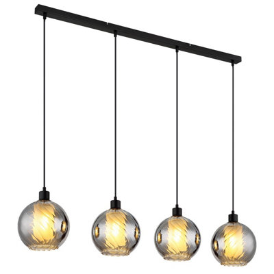 Globo Lighting Pendant Light Black - Image 3