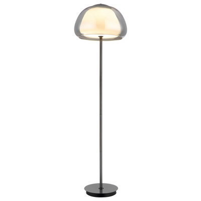 B&Q -  Luminosa Avila Integrated Led Floor LampGunmetal 2700-6500K