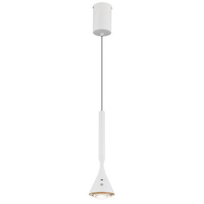 B&Q -  Luminosa Lucinda Slim Pendant Ceiling Light Matt White Led 2700/4000/6500K