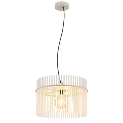 Netlighting Unisex Beige Gorley Pendant Ceiling Light Matt Sand Colour 1X E27 In Size 1 - Image 3
