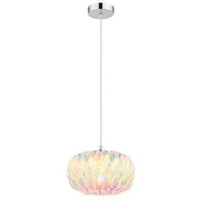 B&Q -  Luminosa Juana Pendant Ceiling Light Chrome E27