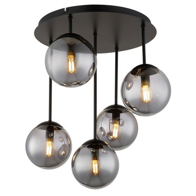 Globo Lighting Harmon Ceiling Light Black - Image 3