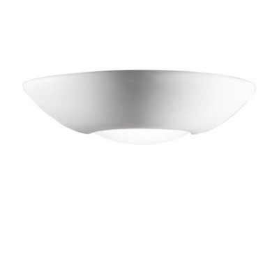 Luminosa Lighting Luminosa Casablanca Lifestyle Ceramics Plaster Wall Light White1X R7S from B&Q