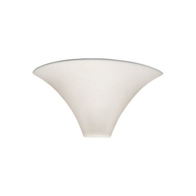 Luminosa Lighting Luminosa Cardin Lifestyle Ceramics Plaster Wall Light White1X R7S from B&Q