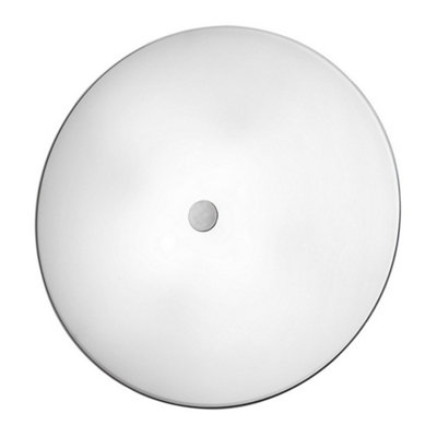 Luminosa Lighting Luminosa Centro Designer Glass Simple Flush Ceiling Light Antique Brass4X E27 from B&Q
