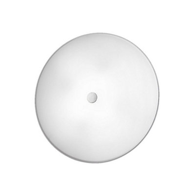 Luminosa Lighting Luminosa Centro Designer Glass Simple Flush Ceiling Light Polished Chrome4X E27 from B&Q