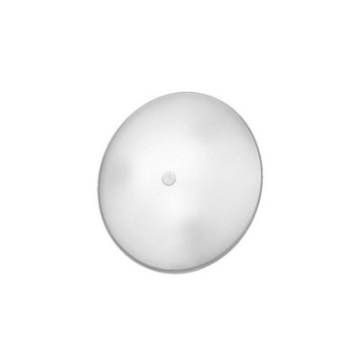 Luminosa Lighting Luminosa Centro Designer Glass Simple Flush Ceiling Light Polished Chrome2X E14 from B&Q