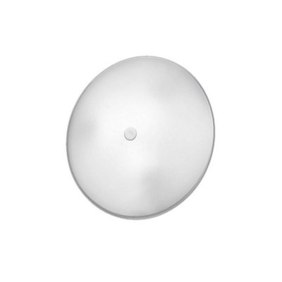 Luminosa Lighting Luminosa Centro Designer Glass Simple Flush Ceiling Light Polished Chrome3X E27 from B&Q