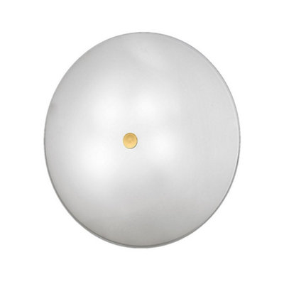 Luminosa Lighting Luminosa Centro Designer Glass Simple Flush Ceiling Light Polished Gold4X E27 from B&Q