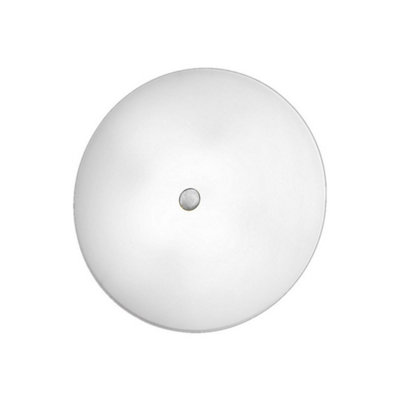 Luminosa Lighting Luminosa Centro Designer Glass Simple Flush Ceiling Light Matt Nickel3X E27 from B&Q