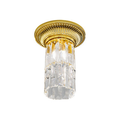 Luminosa Lighting Luminosa Milord Crystal Ceiling Light 24 Carat Gold from B&Q