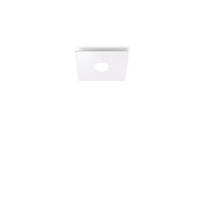 Luminosa Lighting Luminosa Square Lifestyle Metal Surface Mounted Ceiling LightWhite Finish1X Gx53 from B&Q