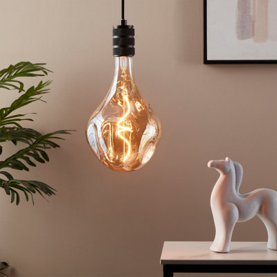 Eglo Decorative Led Light Bulb E27Extra Warm White 1800KOversized Globe D165220 Lumens