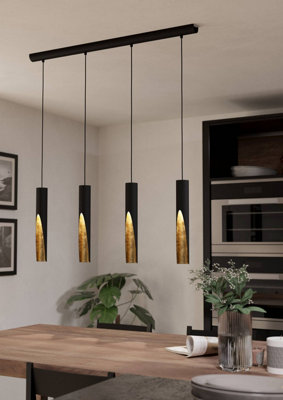 Eglo Barbotto Modern & Pendant Wbs Black/Gold/Light