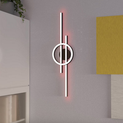 Eglo Amandolo Led Contemporary Steel Flush Ceiling Black/Light