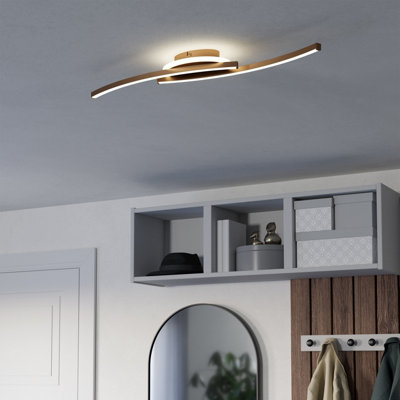 Eglo Lungolago Steel Minimalist Ceiling 901221 Bronze/Light