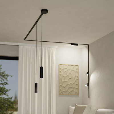 Eglo Track Plus Black Led Strip Light Wbs from B&Q