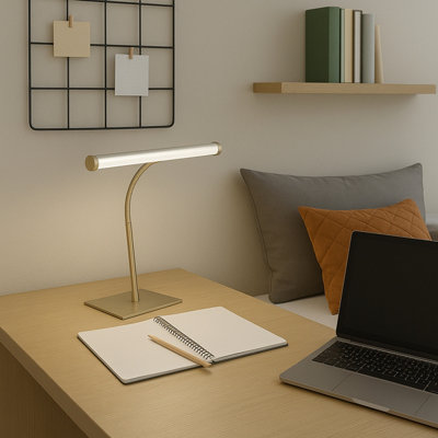 Eglo Riccione Led Tuneable White Desk LampSatin Nickel from B&Q