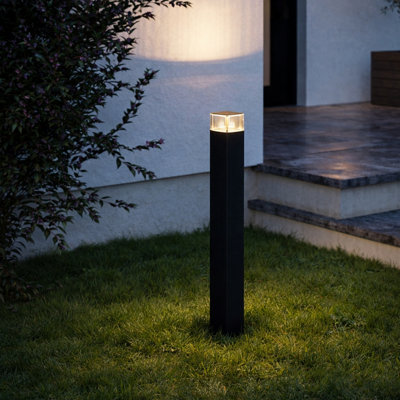 Eglo Castelnuovo Aluminium Ip65 Gu10 Modern Outdoor Path LightBlack from B&Q