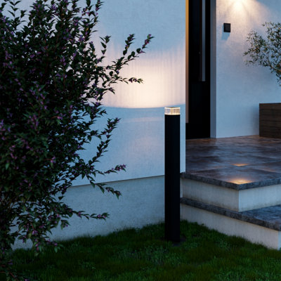 Eglo Castelnuovo Aluminium Ip65 Gu10 Modern Outdoor Floor LightBlack from B&Q