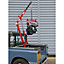 900kg Static Mounted Crane - Heavy Duty Steel - Chain & Hook - 360 Degree Swivel Base