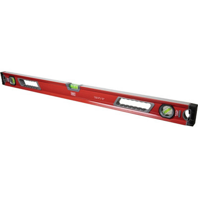 900mm 3 Chamber Spirit Level - Precision Milled - PREMIUM Grip Handle Cut-Away