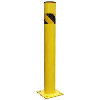 900mm Anti-Collision Safety Bollard - Car Park / Warehouse Floor ...