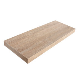 900mm floating hudson shelf kit, light grey