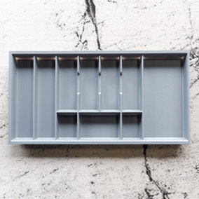 900mm Grey  Cutlery Tray for Blum Tandembox Drawer