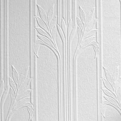 Paintable Wallpaper Textured Luxury Vinyl Wildacre Walls & Ceilings By Anaglypta from B&Q