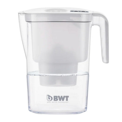 Bwt 2.6 L Vida Manual Timer Water Jug With 1 CartridgeWhite from B&Q