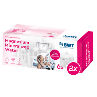 Bwt Mg2+ Long Life Cartridges12 Pack from B&Q