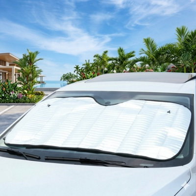  - Windscreen Sunshade SilverUv Protection 140 X 70Cm