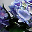 90cm Artificial Hydrangea Plant Blue with 200 Flowers