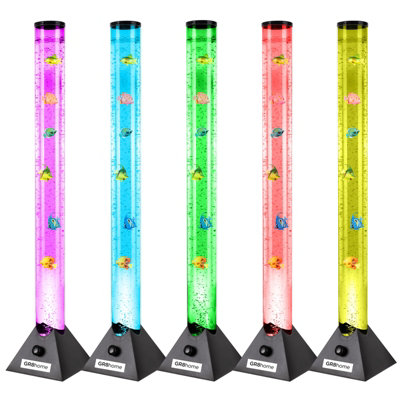 90cm Fish Lamp Bubble Light Colour Changing LED Water Aquarium Tropical ...